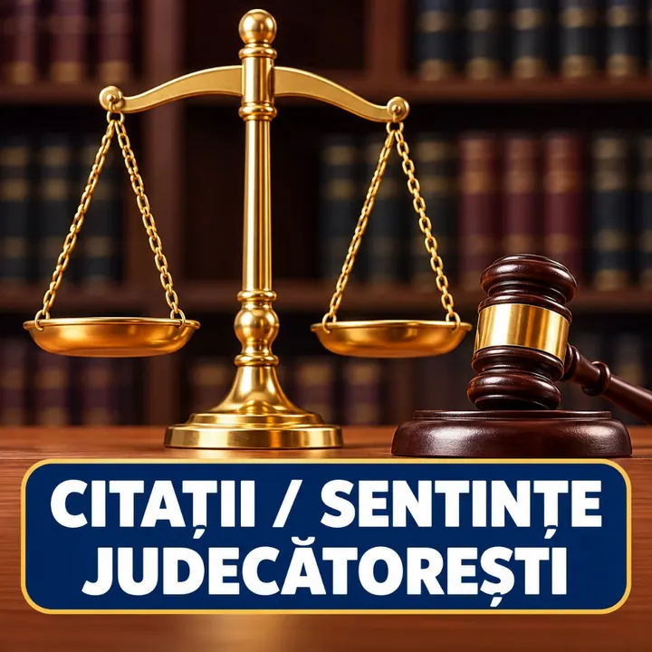 Citații și sentințe judecătorești