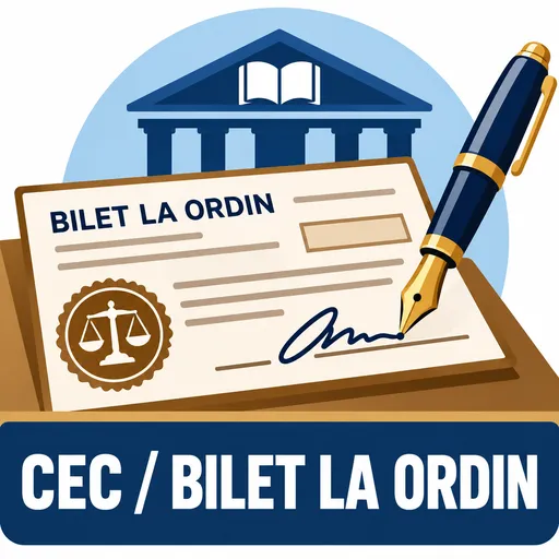 CEC și bilet la ordin